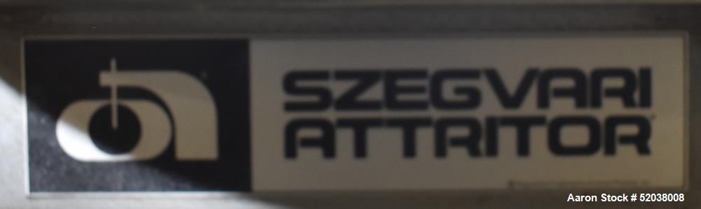 Used- Union Process Szegvari 1-S Series Laboratory Attritor, Model 1SDG. Tank capacity 1.5 gallon, working capacity 0.8 gall...