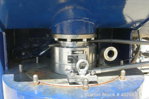 Used Drais SuperFlow high performance perl mill, model DCP-SF170C. 15 liter (3.9 gallon) carbon steel jacketed bowl 14 3/8" diameter x 19" deep rated 5 bar (72 psi) at 98 deg C (208 F).  Bowl has sta...