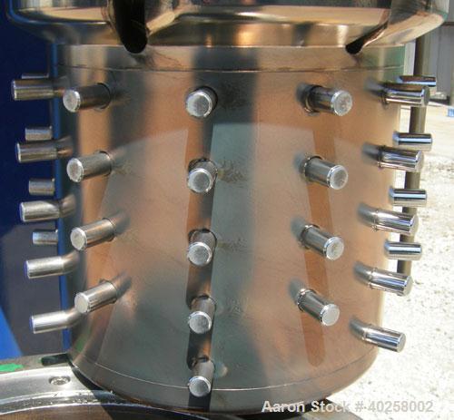 Used Drais SuperFlow high performance perl mill, model DCP-SF170C. 15 liter (3.9 gallon) carbon steel jacketed bowl 14 3/8" diameter x 19" deep rated 5 bar (72 psi) at 98 deg C (208 F).  Bowl has sta...