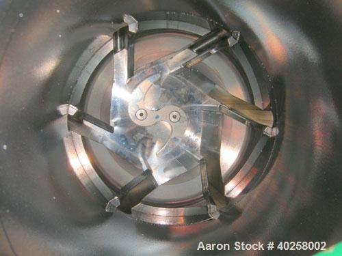 Used Drais SuperFlow high performance perl mill, model DCP-SF170C. 15 liter (3.9 gallon) carbon steel jacketed bowl 14 3/8" diameter x 19" deep rated 5 bar (72 psi) at 98 deg C (208 F).  Bowl has sta...