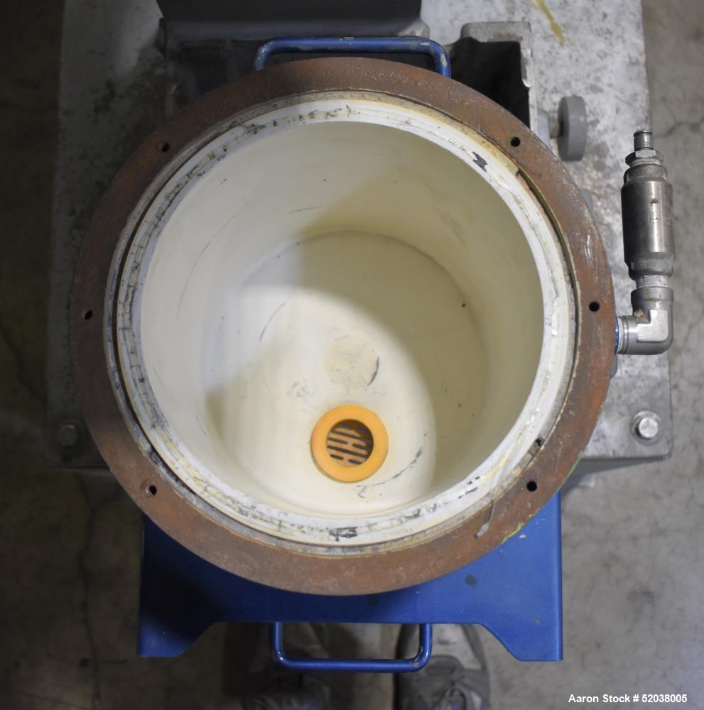 Used- Union Process Szegvari Attritor. Approximate 8" diameter x 7-1/2" deep ceramic lined jacketed bowl. Mixing agitator ap...