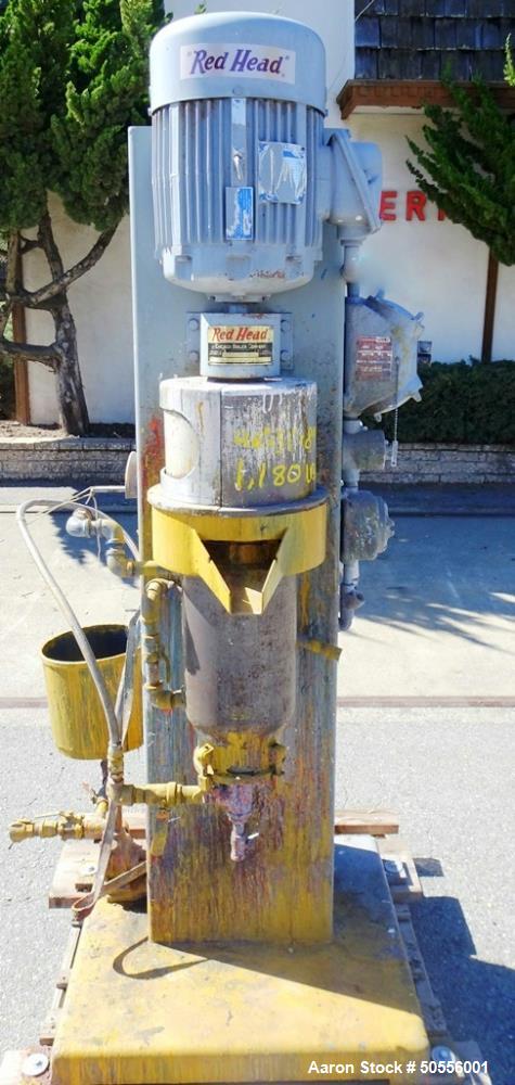Used Chicago Boiler "Red Head" Model 3-P Vertical Grinding Mill