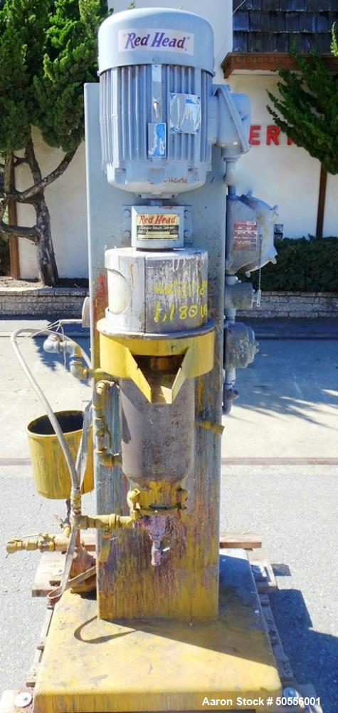 Used- Chicago Boiler "Red Head" Model 3-P Vertical Grinding Mill