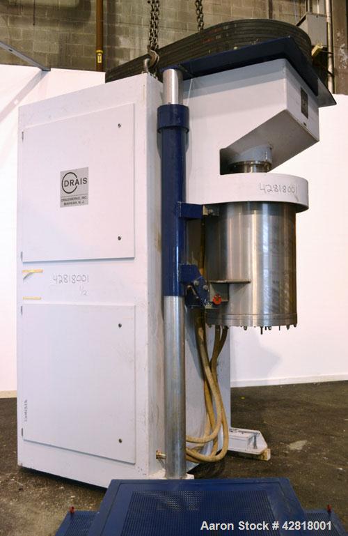 Used- Stainless Steel Draisewerke Perl Mill, Model DCP-MEGAFLOW ACS-800/PUC