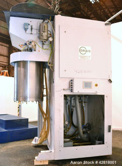 Used- Stainless Steel Draisewerke Perl Mill, Model DCP-MEGAFLOW ACS-800/PUC