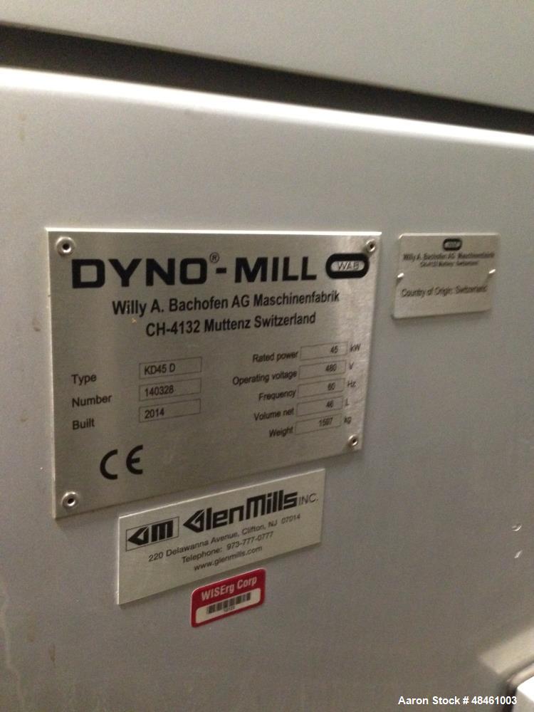 Used- Dyno Mill, Model KD-45D