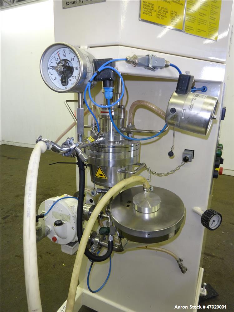 Used Romaco Fryma Koruma Coball Annular Gap Bead Mill, Model MS 12.