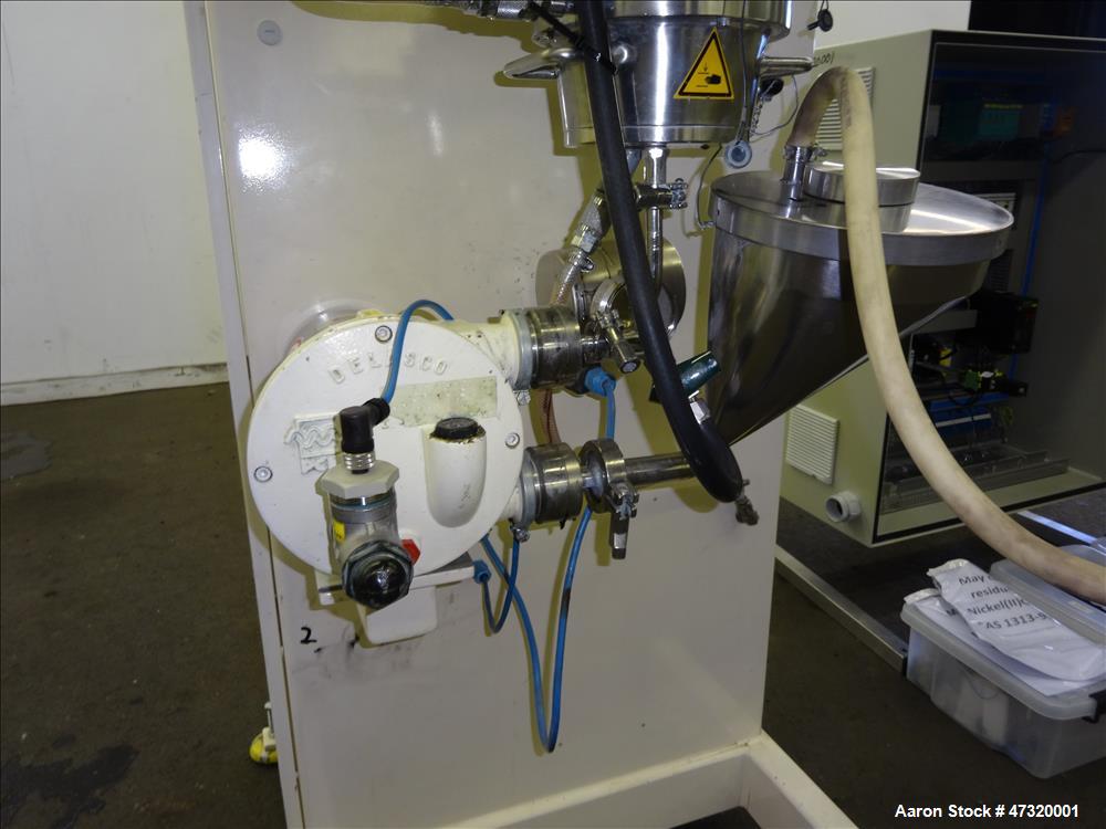 Used Romaco Fryma Koruma Coball Annular Gap Bead Mill, Model MS 12.