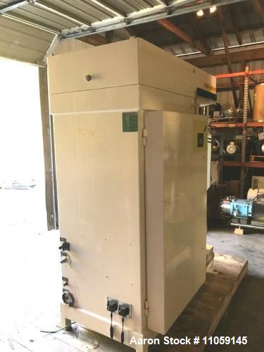 Used Fryma Coball Mill, Model MS-50. High performance annular gap bead mill for sub-micron milling. Capacity: 4 m3/hr. Capacity size 3 gallon(11.4 liter). Capacity range approximately: 150-1000kg/hr....