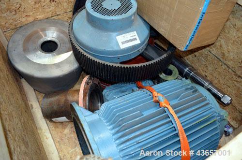 Used Fryma CoBall Annular Gap Bead Mill, Model MS-50. 316 Stainless steel product contact areas. Jacketed bowl, grinding volume 8 liter (2.11 gallon). Jacket rated 3 bar (43.5 psi). Approximate throu...