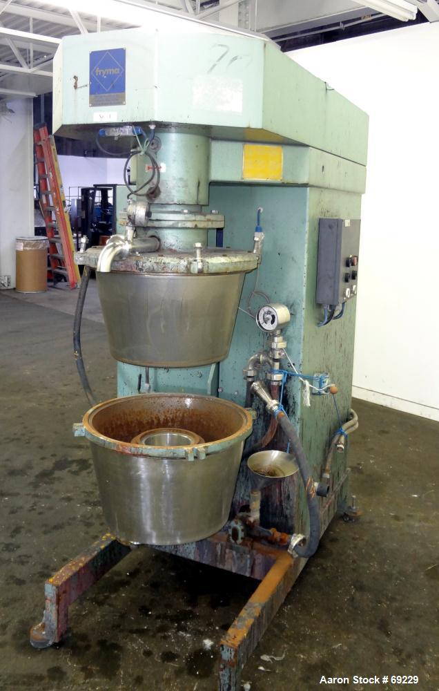 Used Fryma Coball Mill, Type MSZ50