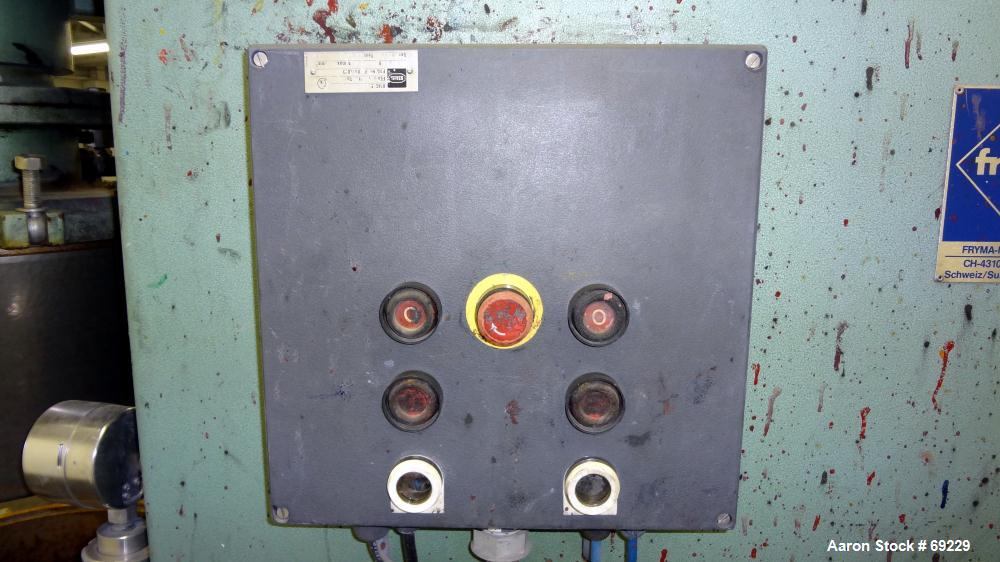 Used Fryma Coball Mill, Type MSZ50