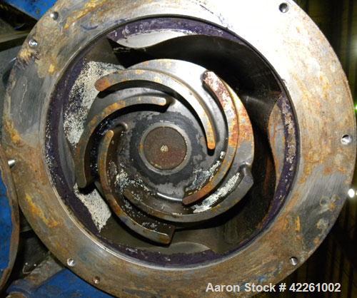 Used Morehose Cowles Zinger Horizontal Media Mill, Model LV-40F, 304 Stainless Steel. Approximately 11" diameter x 28" long stainless steel jacketed telescoping chamber, 10 gallon empty volume. Carbo...