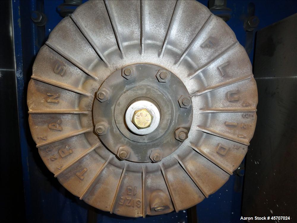 Used Netzsch Horizontal Media Mill, Model LMC60(E), Carbon Steel Jacketed Chamber, Porcelain Lined. Capacity 49.5 liters. Chamber approximately 11-3/4" diameter x 36" long with disc type agitator wit...