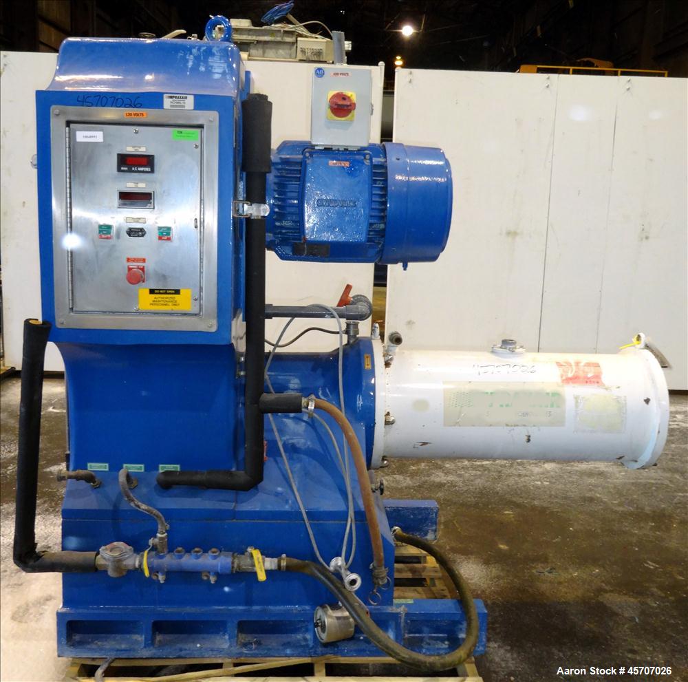 Used Netzsch Horizontal Media Mill, Model LMC60(E), Carbon Steel Jacketed Chamber, Porcelain Lined. Capacity 49.5 liters. Chamber approximately 11-3/4" diameter x 36" long with no discs, no side cham...