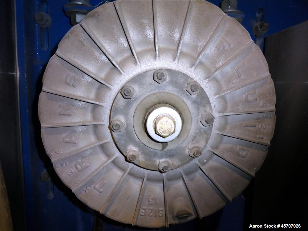 Used Netzsch Horizontal Media Mill, Model LMC60(E), Carbon Steel Jacketed Chamber, Porcelain Lined. Capacity 49.5 liters. Chamber approximately 11-3/4" diameter x 36" long with no discs, no side cham...