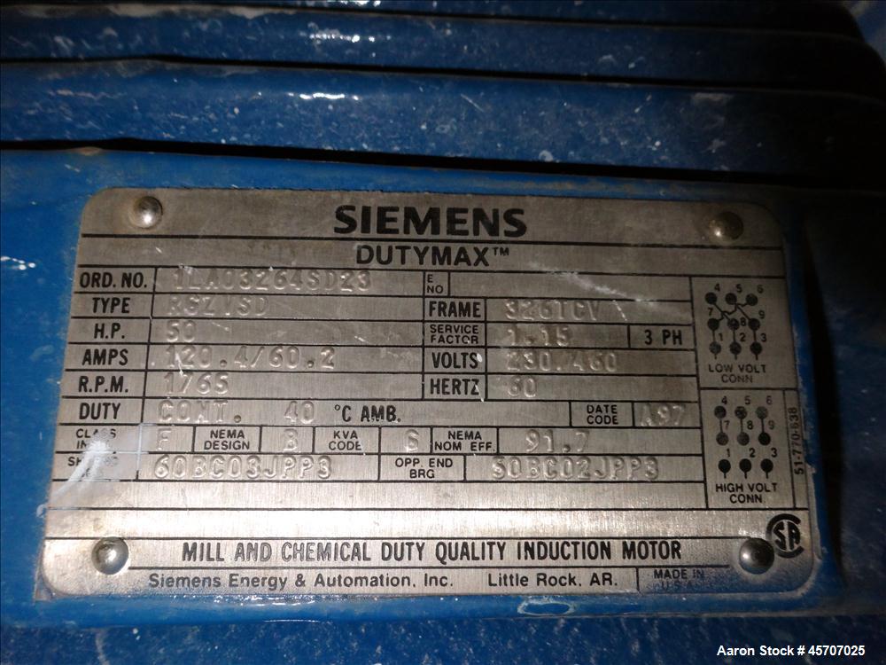 Used Netzsch Horizontal Media Mill, Model LMC60(X), Carbon Steel Jacketed Chamber, Porcelain Lined. Capacity 49.5 liters. Chamber approximately 11-3/4" diameter x 36" long with disc type agitator wit...