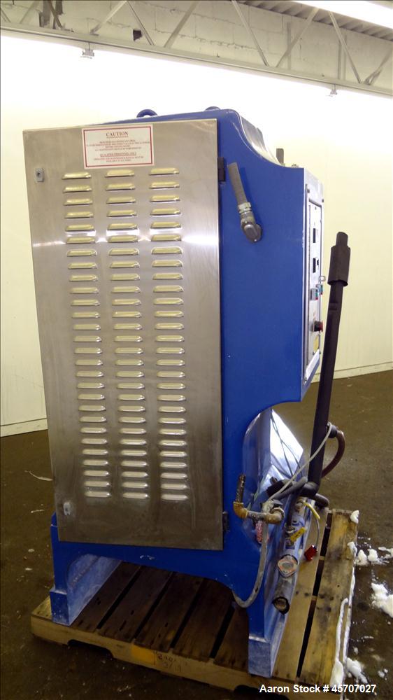 Used Netzsch Horizontal Media Mill, Model LMC60(X), Carbon Steel Jacketed Chamber, Porcelain Lined. Capacity 49.5 liters. Chamber approximately 11-3/4" diameter x 36" long, with no disks or separator...