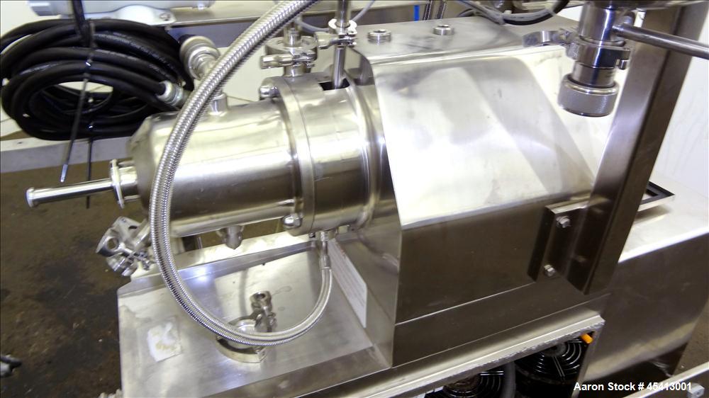 Used Stainless Steel Netzsch Small Horizontal Media Mill, Model LME4 / LMZ2