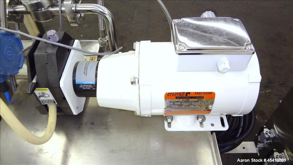 Used Stainless Steel Netzsch Small Horizontal Media Mill, Model LME4 / LMZ2