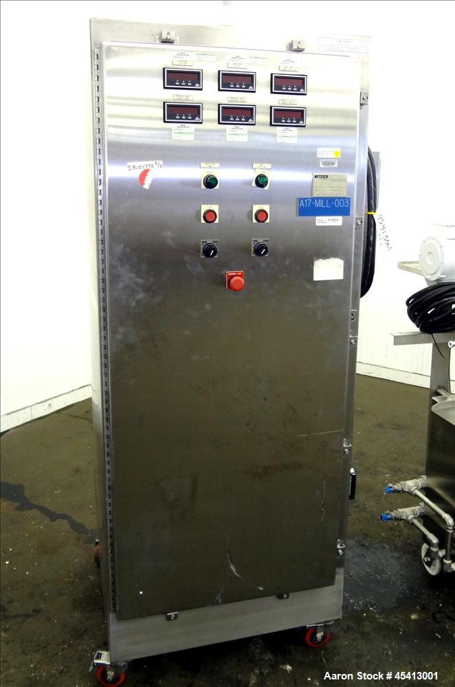 Used Stainless Steel Netzsch Small Horizontal Media Mill, Model LME4 / LMZ2