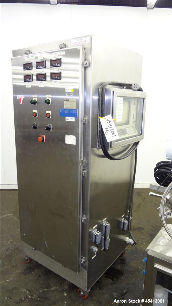 Used Stainless Steel Netzsch Small Horizontal Media Mill, Model LME4 / LMZ2