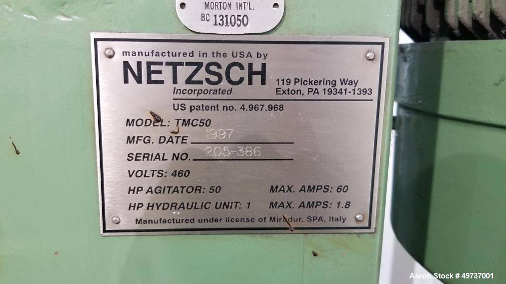Used- Netzsch TurboMill, Model TMC50.