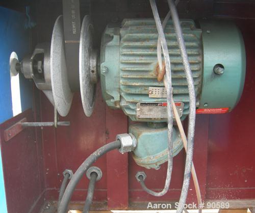 USED:Netzsch Mill, type 5740.4, model LMC-4DCMS, capacity 4.15 liters.304 stainless steel construction.6" diameter barrel.Driven by a 5 hp, 3/60/230/460 volt, 1730 rpm varispeed motor.Control panel u...
