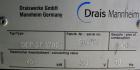 Used Drais SuperFlow high performance perl mill, model DCP-SF170C. 15 liter (3.9 gallon) carbon steel jacketed bowl 14 3/8