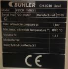 Used-Buhler Micro Media X1 Nano Mill