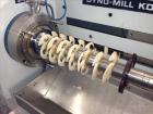 Used WAB Horizontal Dyno Mill (Dispersion Media Mill), Model KD6, Stainless steel contacts. Production is approximately 20-150 kg per hour, Grinding container is approximately 6 liters, 15kw, 3/60/48...