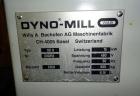 Used WAB Horizontal Dyno Mill (Dispersion Media Mill), Model KD6, Stainless steel contacts. Production is approximately 20-150 kg per hour, Grinding container is approximately 6 liters, 15kw, 3/60/48...