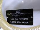 Used Dyno Mill Laboratory Mill, Model Type KDL, Horizontal. Approximately 0.3 liter glass grinding chamber, approximately 6