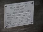 Used Eiger Machinery Mini Motor Media Mill, model MKII-M250-VSE-EXP, 304 stainless steel. Horizontal jacketed chamber approximately 2’’ diameter x 6’’ long. Sample size 50-120 mls, bead charge 20-40 ...