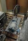 Used Eiger Pilot Horizontal Media Mill, Model Pilot Mill 0.75. Electrics 3/60/230V. Internal capacity is 0.75 liters. Includes feed pump driven by a 0.5HP motor. Integral control panel includes start...
