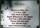 Used-Meadows Mills Stone Burr Mill, Model 20N, Carbon Steel. Includes a feed hopper. Driven by a 10hp motor. Set up with blo...