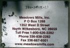 Used Meadows Mills Stone Burr Mill, Model 20N, Carbon Steel. Includes a feed hopper. Driven by a 10hp motor. Set up with blower discharge. Mounted on a frame with casters. Serial# 34521-13.  ADD 18% ...