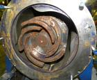 Used Morehose Cowles Zinger Horizontal Media Mill, Model LV-40F, 304 Stainless Steel. Approximately 11
