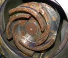 Used Morehose Cowles Zinger Horizontal Media Mill, Model LV-40F, 304 Stainless Steel. Approximately 11