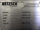 Used Netzsch Horizontal Media Mill, Model LMC60(E), Carbon Steel Jacketed Chamber, Porcelain Lined. Capacity 49.5 liters. Chamber approximately 11-3/4