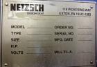 Used Netzsch Horizontal Media Mill, Model LMC60(E), Carbon Steel Jacketed Chamber, Porcelain Lined. Capacity 49.5 liters. Chamber approximately 11-3/4