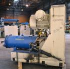 Used Netzsch Horizontal Media Mill, Model LME-200K, Type 574.77.08, Carbon Steel. Jacketed chamber capacity 59.9 gallon (227 liter). Throughput approximately 200-2000 liters per hour. Chamber approxi...