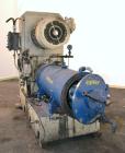 Used Netzsch Horizontal Media Mill, Model LME-200K, Type 574.77.08, Carbon Steel. Jacketed chamber capacity 59.9 gallon (227 liter). Throughput approximately 200-2000 liters per hour. Chamber approxi...