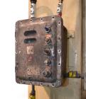 Used Netzsch Horizontal Media Mill, Model LME-200K, Type 574.77.08, Carbon Steel. Jacketed chamber capacity 59.9 gallon (227 liter). Throughput approximately 200-2000 liters per hour. Chamber approxi...