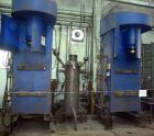 USED: Netzsch attrition mill, model RM100F, 100 liter capacity,vertical design, peg/counter-peg system, enclosed design, fullyheatable. With controls. Approximately 75 hp.