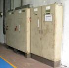 USED: Netzsch attrition mill, model RM100F, 100 liter capacity,vertical design, peg/counter-peg system, enclosed design, fullyheatable. With controls. Approximately 75 hp.