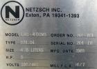 USED:Netzsch Mill, type 5740.4, model LMC-4DCMS, capacity 4.15 liters.304 stainless steel construction.6