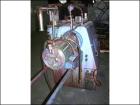 USED: Premier Horizontal Media Mill, model HP20. 20 liter capacity, stainless steel jacketed chamber, with pressure seal and oil pot, on base with 30 hp XP motor.
