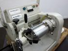 Used WAB Willy A. Bachofen Dyno-Mill, Model KDL, 316 Stainless Steel. Approximate capacity 0.3 to 0.6 liters. 3” Diameter x 6” deep jacketed chamber, no mixing rotor. Driven by an approximate 1.5kw, ...