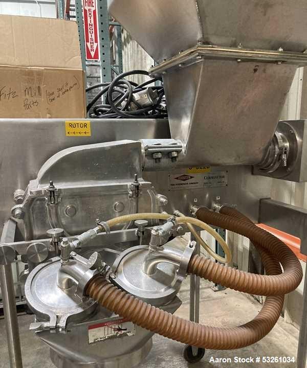 Used Fitzpatrick Company DC3 D6A Stainless Steel FitzMill – Sanitary Hammer Mill with Spare Rotor & Screens